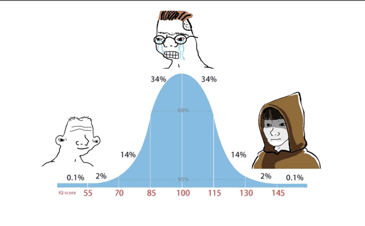 IQ score Blank Meme Template