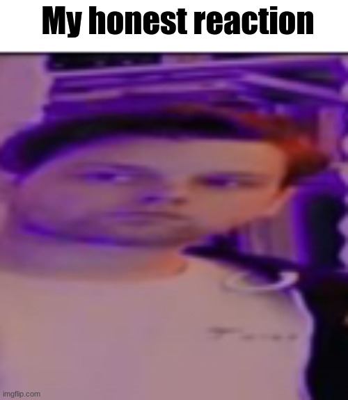 My honest reaction yub | My honest reaction | image tagged in my honest reaction yub | made w/ Imgflip meme maker