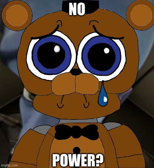 No Power? | NO; POWER? | made w/ Imgflip meme maker