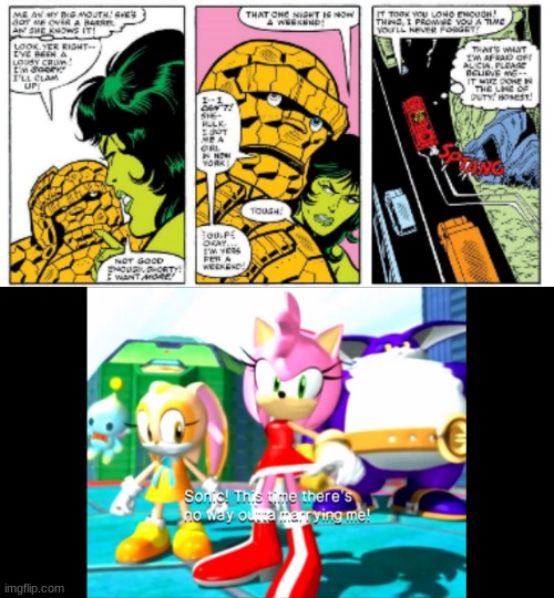 I'm noticing something here between these 2 interactions *My Sweet Passion intensifies* | image tagged in amy rose,she hulk | made w/ Imgflip meme maker