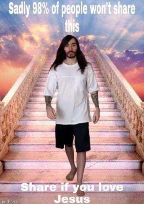 All hail our lord and savior, Penguinz0 I mean Jesus | made w/ Imgflip meme maker