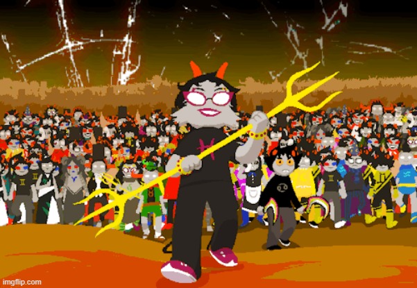 A fuckton of Alternian trolls | made w/ Imgflip meme maker