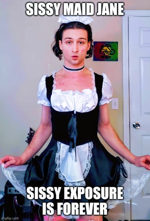 High Quality Sissy Maid Jane Exposed Forever Blank Meme Template