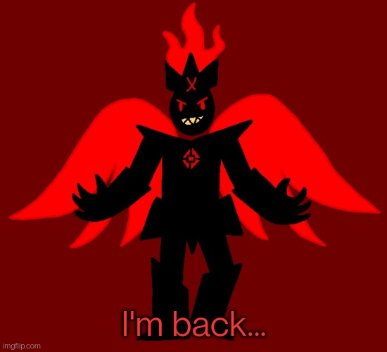 Look in comments. Eggy says this isn't canon because he's working on his own. So it's an AU | I'm back... | made w/ Imgflip meme maker