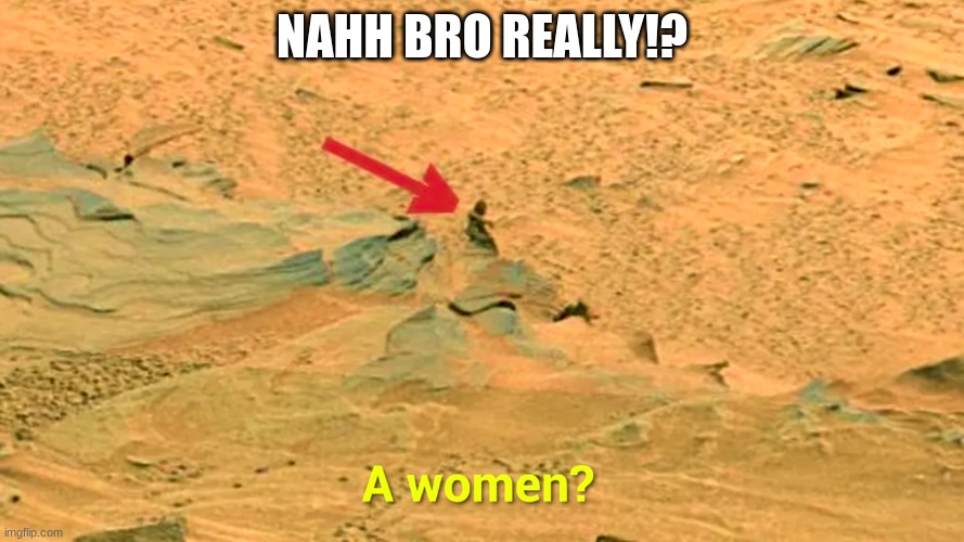 nahh bro rlly?! | NAHH BRO REALLY!? | image tagged in fun,funny,mars,aliens | made w/ Imgflip meme maker