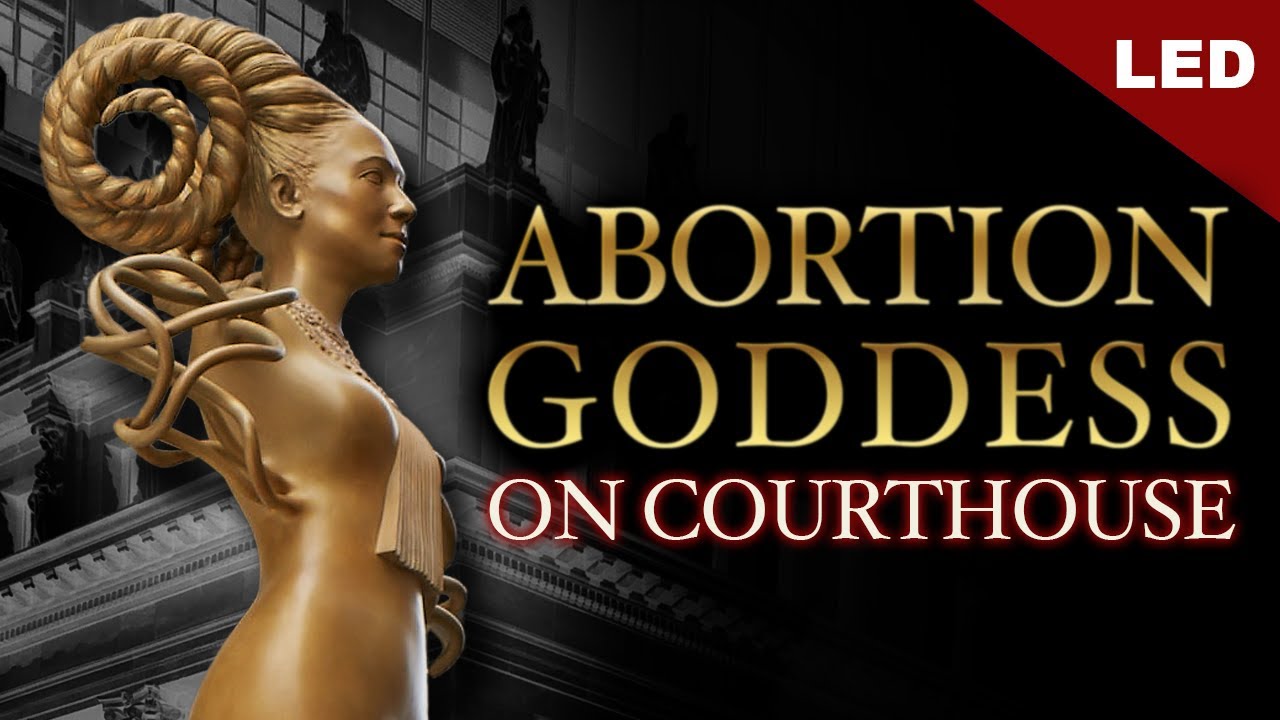 High Quality Abortion goddess on courthouse Blank Meme Template