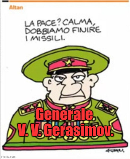 Generale 
V. V. Gerasimov. | made w/ Imgflip meme maker