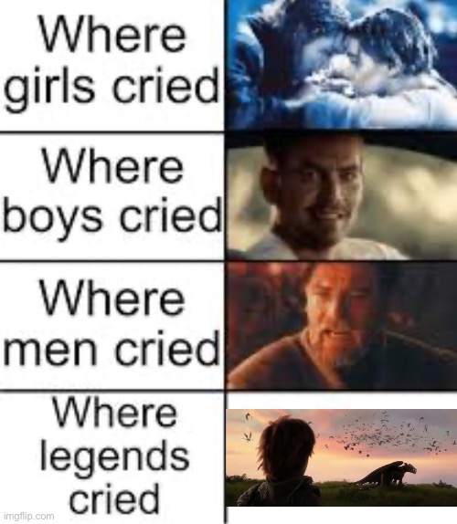 Sad | image tagged in where legends cried,sad,toothless,how to train your dragon,emotional,hiccup | made w/ Imgflip meme maker