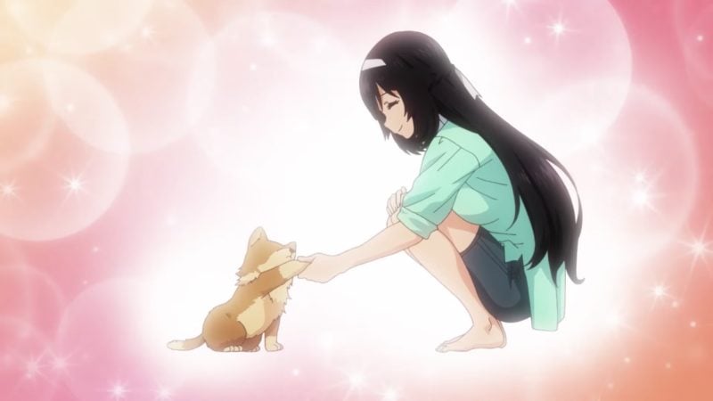 High Quality karen inukai and her dog Blank Meme Template
