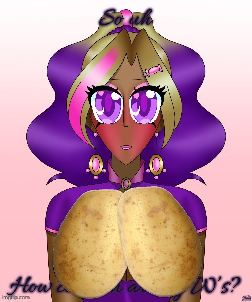 potato boob havin ahh | made w/ Imgflip meme maker