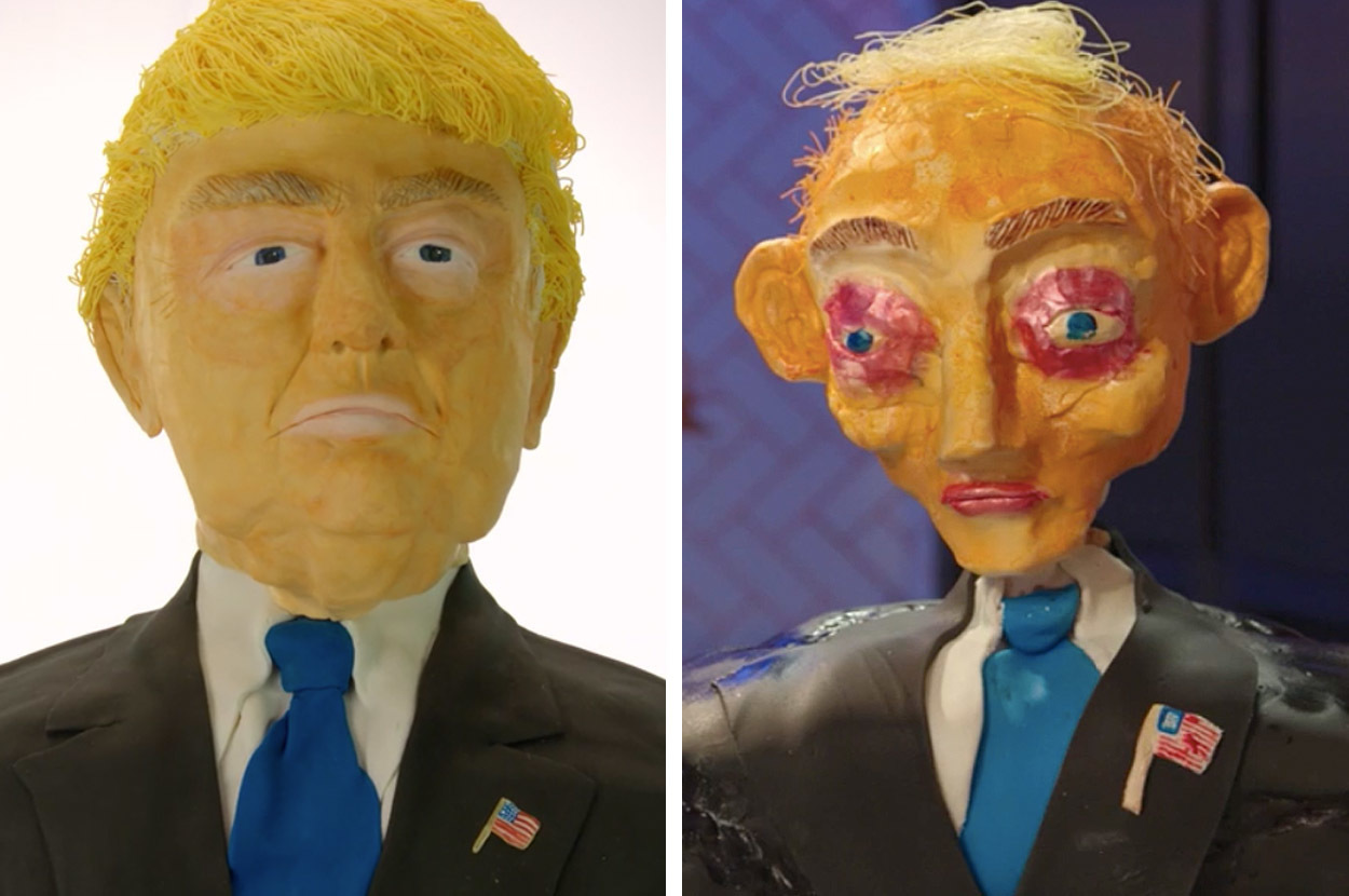 High Quality Nailed it Donald Trump Cake Blank Meme Template