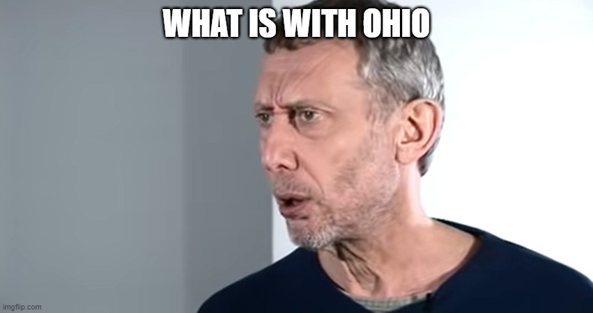 tf | WHAT IS WITH OHIO | image tagged in tf | made w/ Imgflip meme maker