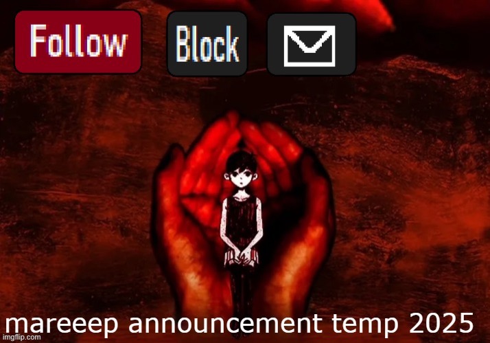 mareeep announcement temp 25 | image tagged in mareeep announcement temp 25 | made w/ Imgflip meme maker