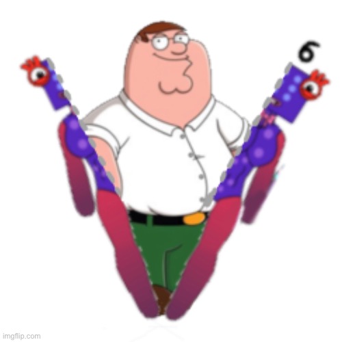Anthro Numberblock 6’s secret | image tagged in peter griffin,anthro,numberblocks,family guy | made w/ Imgflip meme maker