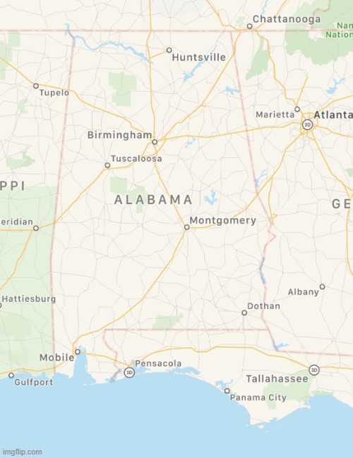 ALABAMA | image tagged in alabama | made w/ Imgflip meme maker