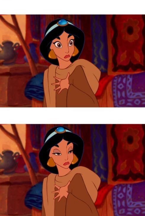 Jasmine disappointed Blank Meme Template