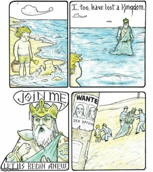 The King and I | image tagged in memes,dark humor | made w/ Imgflip meme maker