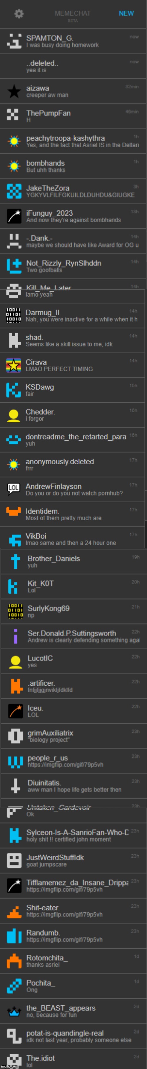 Partial memechat reveal | made w/ Imgflip meme maker