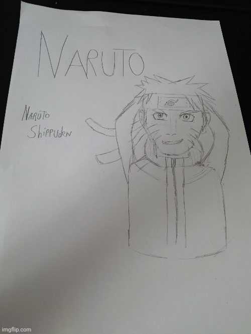 A Naruto drawing that I made earlier today