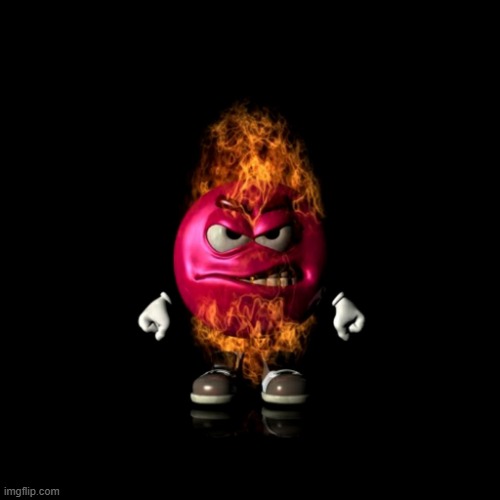 Angry M&M | image tagged in angry m m | made w/ Imgflip meme maker