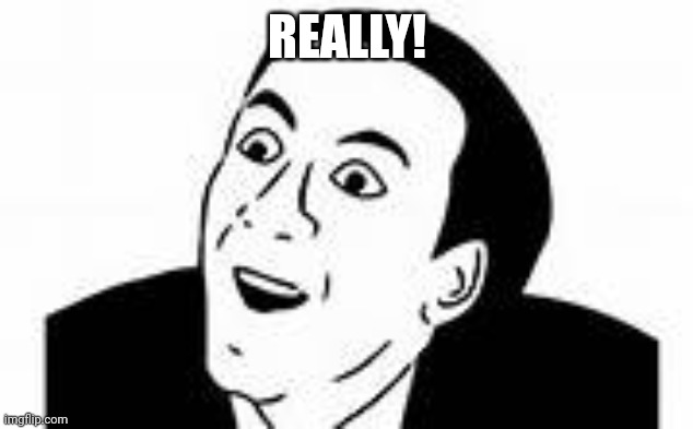 ya dont say | REALLY! | image tagged in ya dont say | made w/ Imgflip meme maker