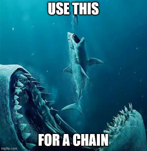 Bigger Fish | USE THIS FOR A CHAIN | image tagged in bigger fish | made w/ Imgflip meme maker