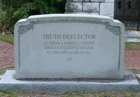 High Quality Truth Deflector JPP gravestone tombstone Blank Meme Template