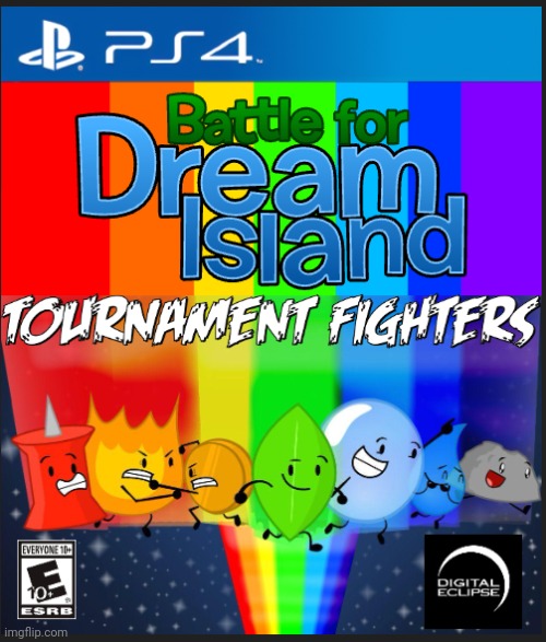 video game box art I made #1 | image tagged in gaming,bfdi,video games,ps4 | made w/ Imgflip meme maker
