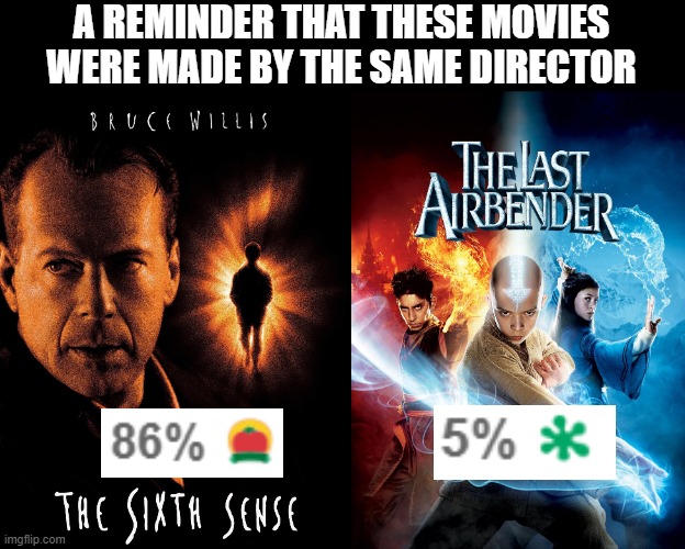 Sad. | A REMINDER THAT THESE MOVIES WERE MADE BY THE SAME DIRECTOR | image tagged in movies,movie | made w/ Imgflip meme maker