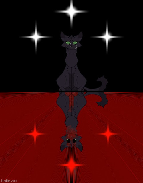 Hollyleaf's Morbid Curiosity (2 Year Redraw, OG and inspiration in comments) | made w/ Imgflip meme maker