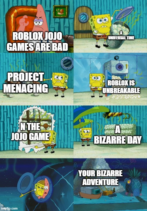 Roblox Is Unbreakable : r/YourBizarreAdventure