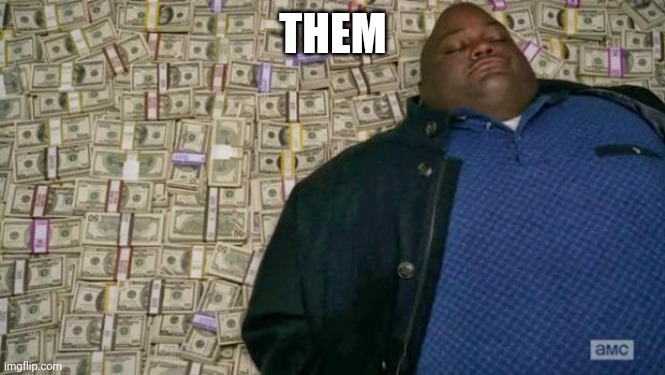 huell money | THEM | image tagged in huell money | made w/ Imgflip meme maker