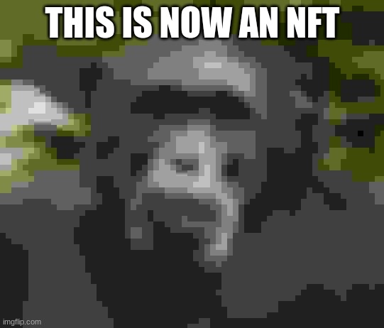 its the lowest quality | THIS IS NOW AN NFT | image tagged in nft | made w/ Imgflip meme maker