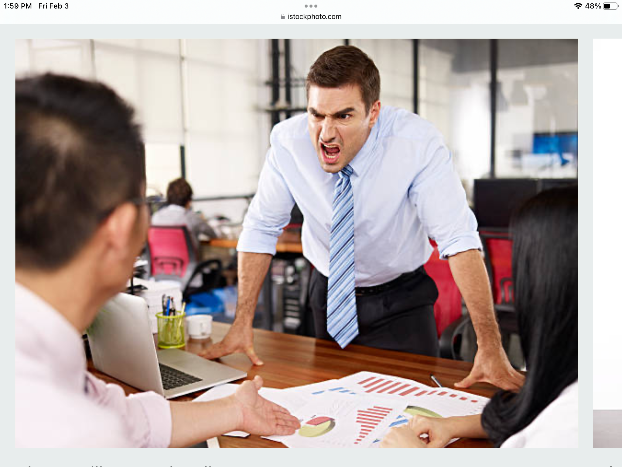 High Quality Boss yelling at employee Blank Meme Template