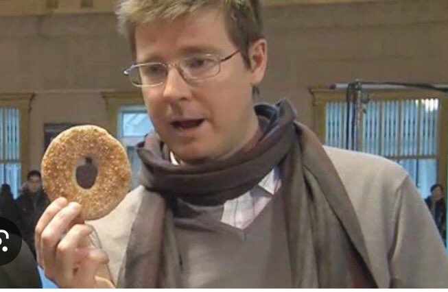 High Quality Galen Weston with Bagel Blank Meme Template