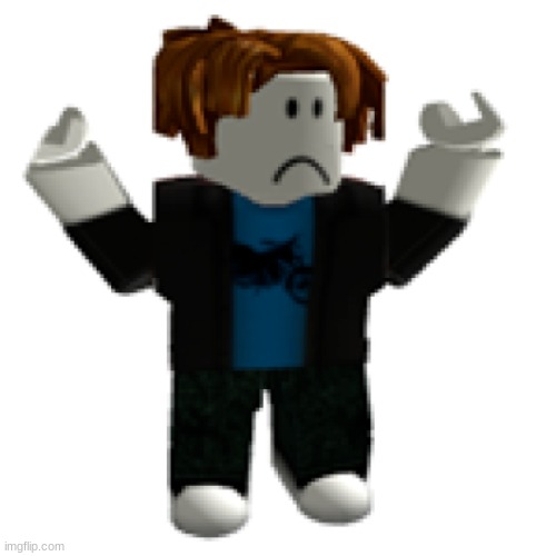 Upvote if Bacon Hair's should exist and Downvote if they should die | image tagged in roblox bacon hair | made w/ Imgflip meme maker
