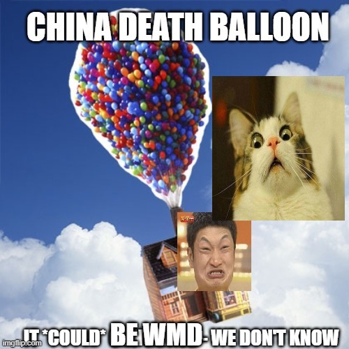 China death balloon | image tagged in memes | made w/ Imgflip meme maker