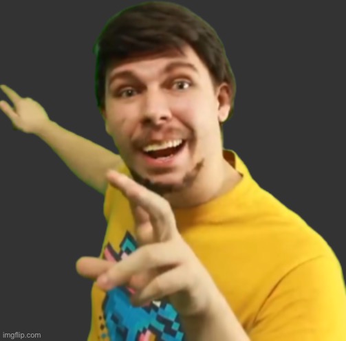 Mr. Beast (Skitzy) Pointing | image tagged in mr beast skitzy pointing | made w/ Imgflip meme maker