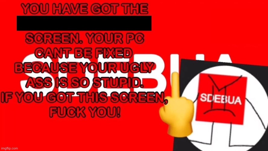 Most Effortful GoAnimate Error Screen: | made w/ Imgflip meme maker