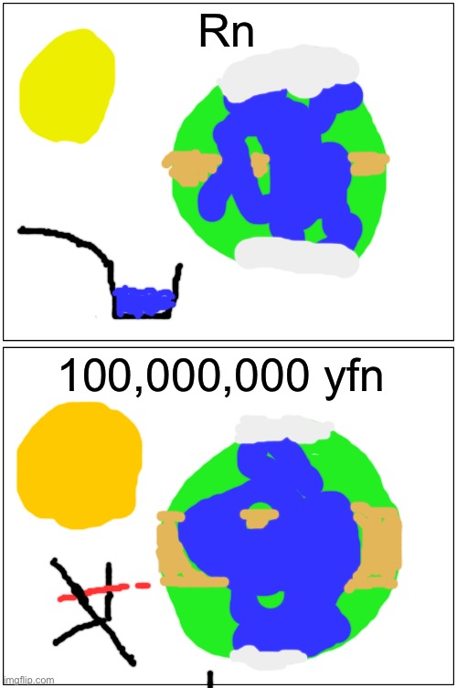 Pokesystem+pokeplanet’s most famous constellation (in the center of the planet scooping part, it aligns with the southern pole | Rn; 100,000,000 yfn | image tagged in memes,blank comic panel 1x2 | made w/ Imgflip meme maker
