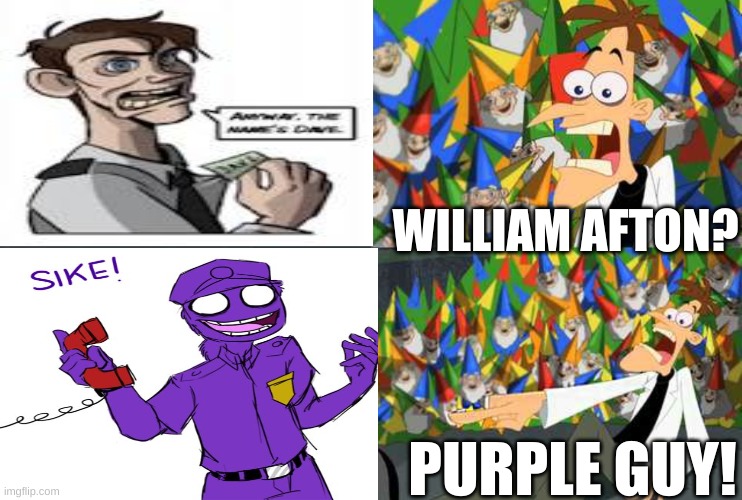 THE MAN BEHIND THE SLAUGHTER | WILLIAM AFTON? PURPLE GUY! | image tagged in the man behind the slaughter,purple guy,william afton,fnaf | made w/ Imgflip meme maker