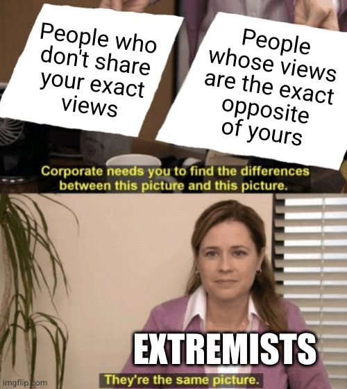 I stand with people whose thinking is non binary imgflip