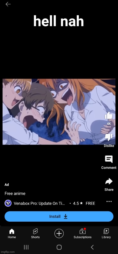 ads are becoming shit | hell nah | made w/ Imgflip meme maker