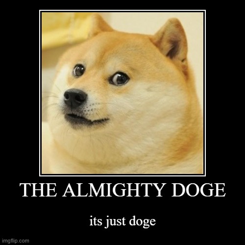 DOGE :D | image tagged in funny,demotivationals,memes,doge | made w/ Imgflip demotivational maker