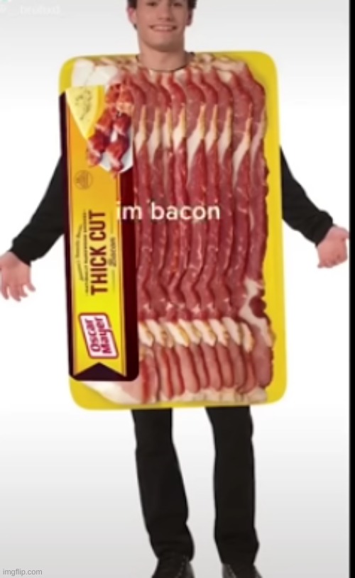 Bacon you | image tagged in memes,shitpost,unfunny,no horny,oh wow are you actually reading these tags | made w/ Imgflip meme maker
