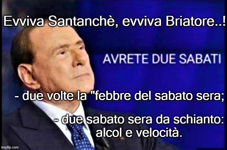 Evviva Santanchè, evviva Briatore..! | made w/ Imgflip meme maker