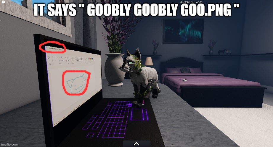 Ghost found this h e l p | IT SAYS " GOOBLY GOOBLY GOO.PNG " | made w/ Imgflip meme maker