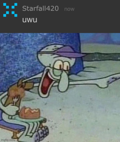 image tagged in squidward point and laugh | made w/ Imgflip meme maker