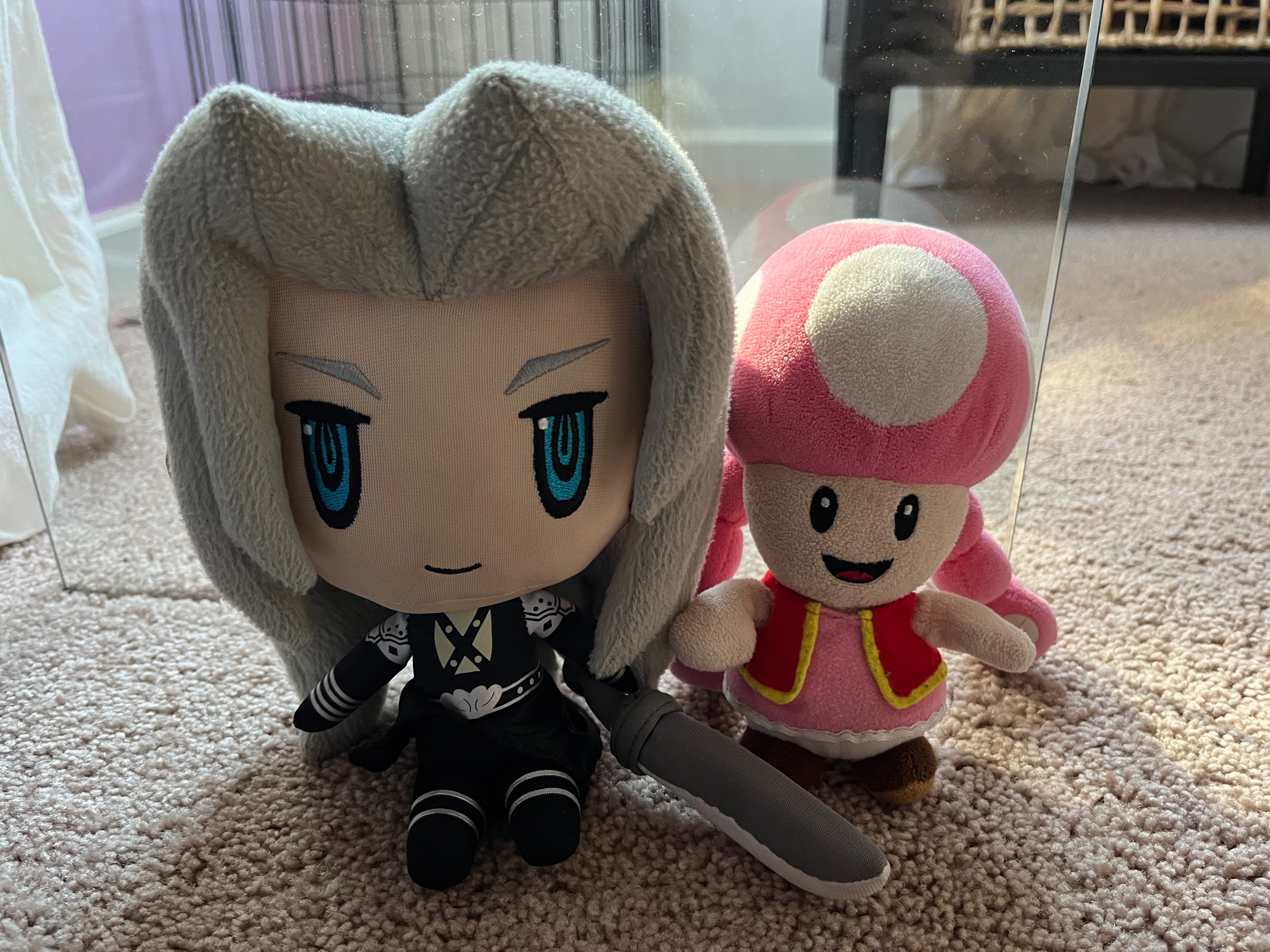Looks like Sephiroth brought a guest along | made w/ Imgflip meme maker