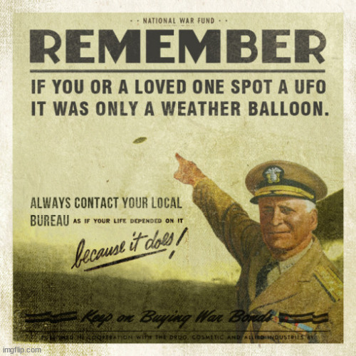 It's only a balloon | image tagged in weather baloon | made w/ Imgflip meme maker